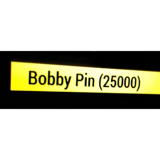 25k Bobby Pin