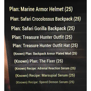 250 Plans & Recipes