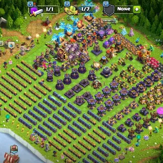 Clash of Clans TH15 FULL MAX | AQ90 BK85 | Many Hero Skins | Personal Main Acc
