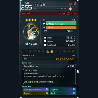 Modded Hartalis god-roll (glider/transport/full-speed mount)