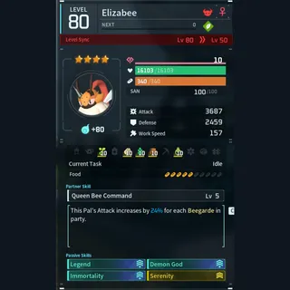 Max Legit Elizabee god-roll (legit attacker)