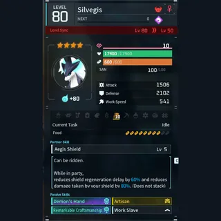 Max Legit Silvegis god-roll (worker)