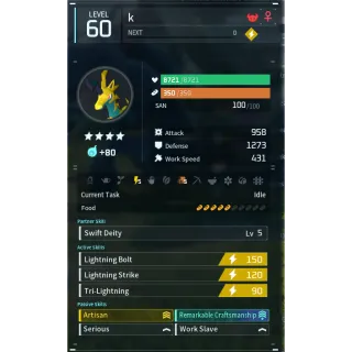 univolt godroll (worker) pal palworld