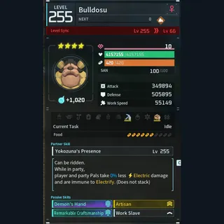 Palworld: Modded Bulldosu godroll (worker) pal Pals | Pal World | Pals
