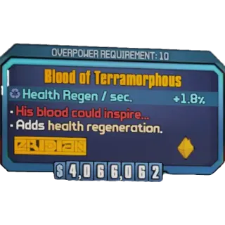 borderlands 2: Blood of Terramorphous (Xbox/PC) (adjustable level) 