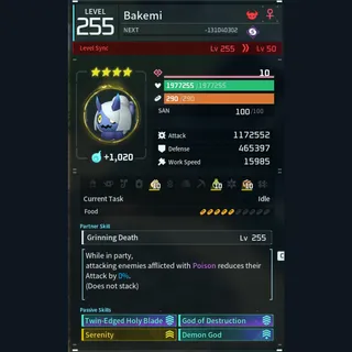 Modded Bakemi god-roll (attacker)