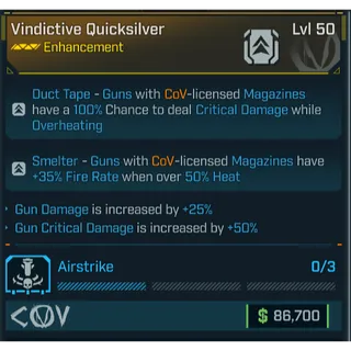 GROLL vindictive quicksilver (gun damage and crit)