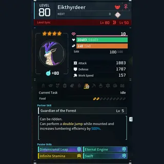Max Legit Eikthyrdeer god-roll (mount)
