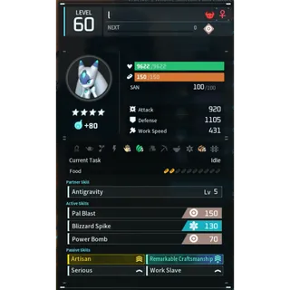 lunaris godroll (worker) pal palworld