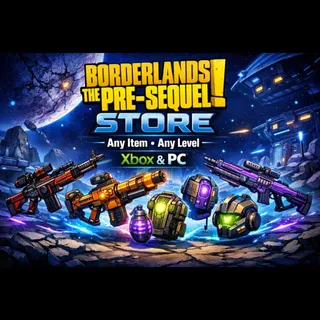 borderlands the pre-sequel ultimate gear bundle xbox or pc