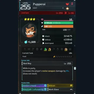 Palworld: Modded Pupperal godroll (worker) pal Pals | Pal World | Pals