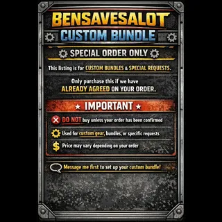BENSAVESALOT CUSTOM BUNDLE 18$