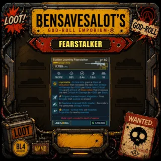 Bensavesalot Storefront - Fearstalker | Any Level