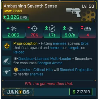 GROLL ambushing seventh sense (shotgun) level 50