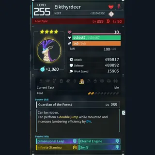 Modded Eikthyrdeer god-roll (mount)