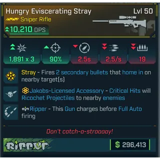 GROLL hungry eviscerating stray