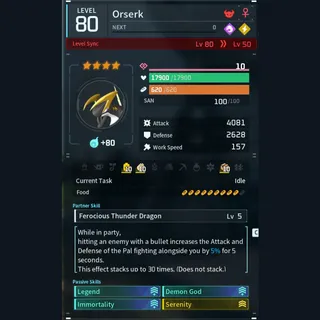 Max Legit Orserk god-roll (legit attacker)