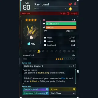 Max Legit Rayhound god-roll (worker)