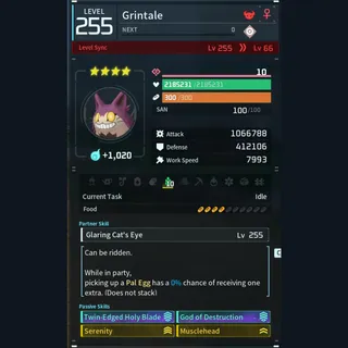 Palworld: Modded Grintale godroll (attacker) pal Pals | Pal World | Pals