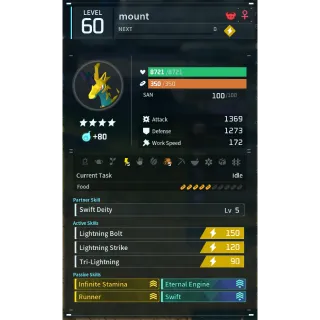 Palworld: univolt mount (mount)(god-roll) | Pal World | Pals