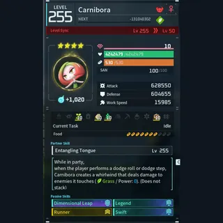 Modded Carnibora god-roll (glider/transport/full-speed mount)