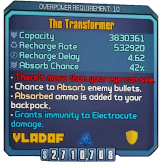 borderlands 2: The Transformer (Xbox/PC) (adjustable level)