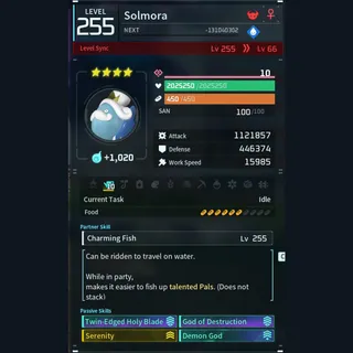 Palworld: Modded Solmora godroll (attacker) pal Pals | Pal World | Pals