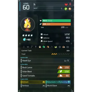 robinquill terra godroll (worker) pal palworld