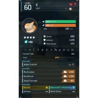 Kikit godroll (worker) pal palworld