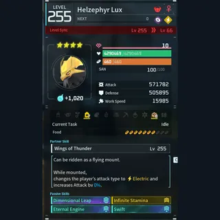 Palworld: Modded Helzephyr godroll (mount) pal Pals | Pal World | Pals