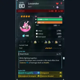 Max Legit Lovander god-roll (booster)