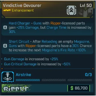 GROLL vindictive devourer (gun damage and crit)