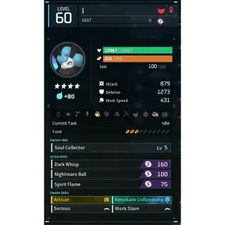 Nitemary godroll (worker) pal palworld