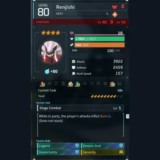 Max Legit Renjishi god-roll (legit attacker)