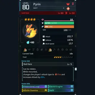 Max Legit Pyrin god-roll (mount)