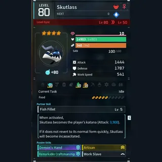 Max Legit Skutlass god-roll (worker)