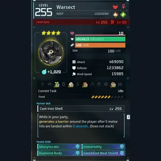 Modded Warsect god-roll (tank)