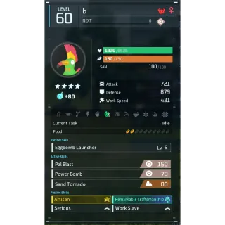 Tocotoco godroll (worker) pal palworld