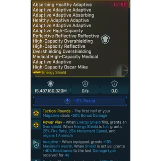 modded over a trillion adaptive shield 