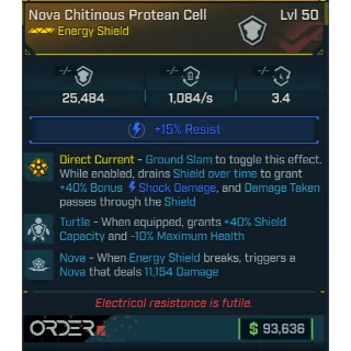 god-roll nova chitinous protean cell (turtle)