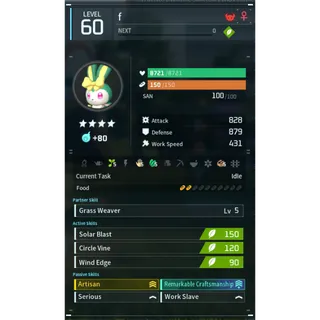 Palworld: ribunny terra godroll (worker) pal Pals | Pal World | Pals