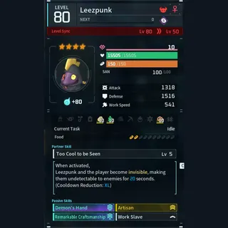 Max Legit Leezpunk god-roll (worker)