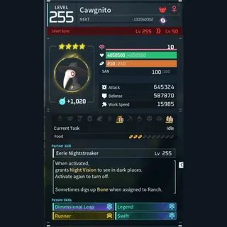 Modded Cawgnito god-roll (glider/transport/full-speed mount)