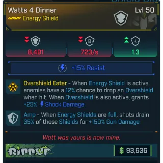 god-roll watts 4 dinner (triple amp)