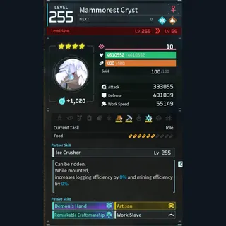 Palworld: Modded Mammorest godroll (worker) pal Pals | Pal World | Pals