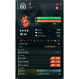 ragnahawk godroll (worker) pal palworld