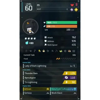 dazzi noct godroll (worker) pal palworld