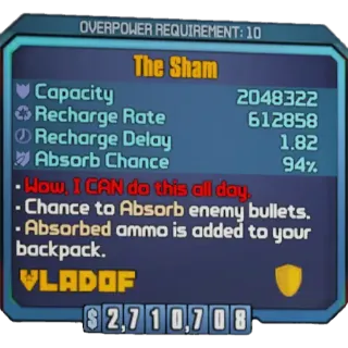 borderlands 2: The Sham (Xbox/PC) (adjustable level)
