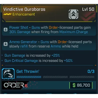 GROLL vindictive ouroboros (gun damage and crit)