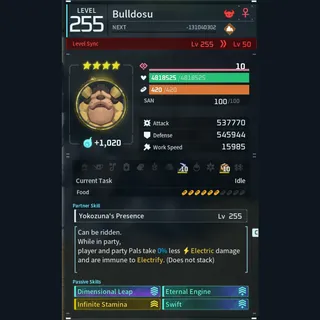 Modded Bulldosu god-roll (mount)